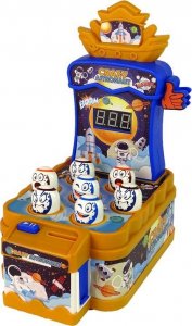 LeanToys Gra Zręcznościowa Uderz Młotkiem Kosmos Planety Dźwięk 4