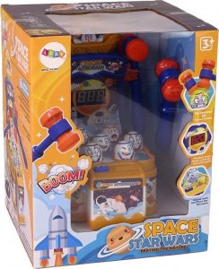 LeanToys Gra Zręcznościowa Uderz Młotkiem Kosmos Planety Dźwięk 6