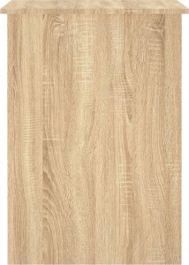 Biurko vidaXL Biurko, dąb sonoma, 100x55x75 cm, materiał drewnopochodny 5