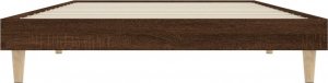 vidaXL Rama łóżka, brązowy dąb, 100x200 cm, materiał drewnopochodny 6