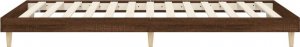vidaXL Rama łóżka, brązowy dąb, 100x200 cm, materiał drewnopochodny 7