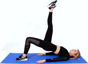 Thunder Mata PVC THUNDER - niebieska 9