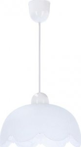 Lampa wisząca Candellux Bratek lampa wisząca 25 1x60w e27 klosz biały 1
