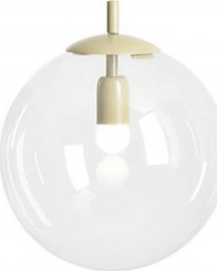 Lampa wisząca Aldex Lampa kulista wisząca Globe 562G12 szklana kula beżowa 1