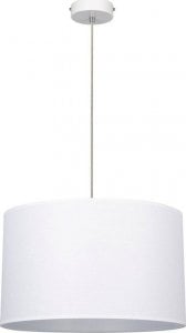 Lampa wisząca Topeshop Manja Lampa Wisząca 1xE27 Max.60W Biały/Transparentny/Biały 1