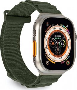 Puro Pasek Puro Extreme Band Apple Watch 4/5/6/7/SE/8/Ultra 44/45/49mm (Army Green) 1