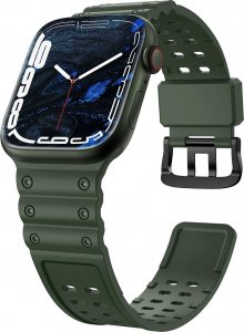 Hurtel Strap Triple Protection pasek Apple Watch SE, 8, 7, 6, 5, 4, 3, 2, 1 (41, 40, 38 mm) opaska bransoleta zielony 1