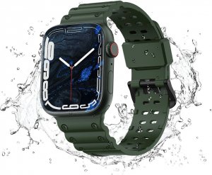 Hurtel Strap Triple Protection pasek Apple Watch SE, 8, 7, 6, 5, 4, 3, 2, 1 (41, 40, 38 mm) opaska bransoleta zielony 4