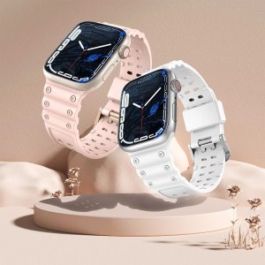 Hurtel Strap Triple Protection pasek Apple Watch SE, 8, 7, 6, 5, 4, 3, 2, 1 (41, 40, 38 mm) opaska bransoleta zielony 8