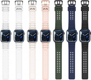Hurtel Strap Triple Protection pasek Apple Watch SE, 8, 7, 6, 5, 4, 3, 2, 1 (41, 40, 38 mm) opaska bransoleta beżowy 13