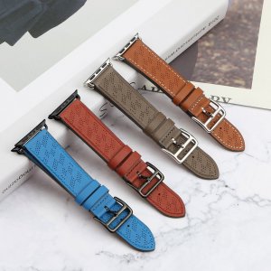 Hurtel Strap Leather skórzany pasek Apple Watch SE, 8, 7, 6, 5, 4, 3, 2, 1 (41, 40, 38 mm) opaska bransoleta ciemnobrązowy 8