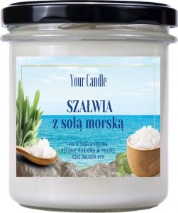 Your Candle ŚWIECA SOJOWA SZAŁWIA Z SOLĄ MORSKĄ 150 ml - YOUR CANDLE 1