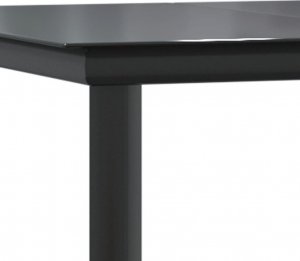 vidaXL 9-częściowy zestaw mebli ogrodowych, czarny, rattan PVC 9