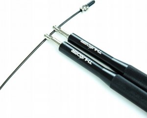 Skakanka sportowa Thunder Skakanka stalowa z łożyskami aluminium THUNDER 1