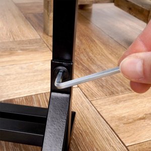 Orion Kwietnik metalowy czarny 4-poziomowy 102 cm 4