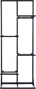 Orion Kwietnik metalowy czarny 4-poziomowy 102 cm 8