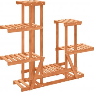 vidaXL Kwietnik, 95x25x96 cm, lite drewno jodłowe 2