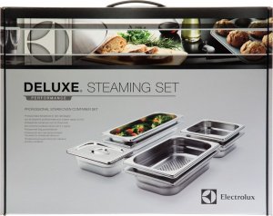 Electrolux Zestaw stalowych naczyń do gotowania na parze PKKS8 4 szt. 5