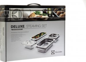 Electrolux Zestaw stalowych naczyń do gotowania na parze PKKS8 4 szt. 6