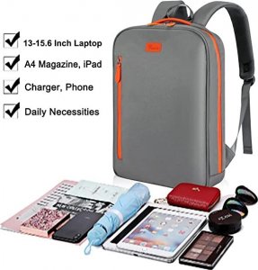 Torba Voova Plecak na Laptopa Torba Miejska Szara A4 42x30 cm Voova 3