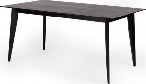 Dkwadrat Stół BORD czarny dąb 120/180 x 80 cm nowoczesny 1