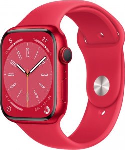 Smartwatch Apple Watch 8 GPS 45mm Red Alu Sport Czerwony  (MNP43SE/A) 1
