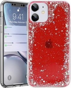 BRILLIANT CLEAR CASE DO IPHONE 12 PRO MAX CZERWONY 1