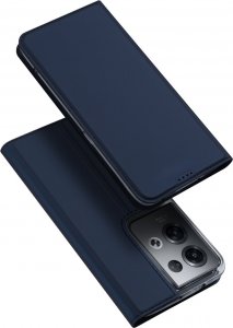 Dux Ducis Dux Ducis Skin Pro etui Oppo Reno 8 Pro pokrowiec z klapką portfel na kartę podstawka niebieskie 1