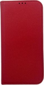 NO NAME Etui Smart Magnet book Samsung S23 Ultra S918 czerwony/red 1