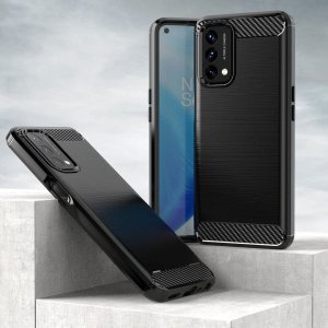 Braders Etui Carbon Case do Oppo A54 5G / A74 5G / A93 5G czarny 5