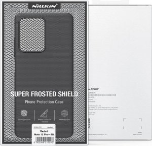 Nillkin Etui Nillkin Super Frosted Shield Xiaomi Redmi Note 12 Pro+ Plus czarne 17