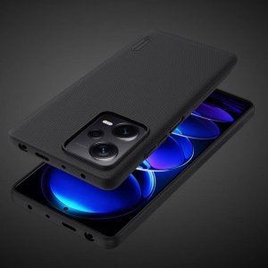 Nillkin Etui Nillkin Super Frosted Shield Xiaomi Redmi Note 12 Pro+ Plus czarne 6