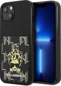 Karl Lagerfeld Karl Lagerfeld KLHCP13MCANCNK iPhone 13 6,1" hardcase czarny/black Karlimals Cardslot 1