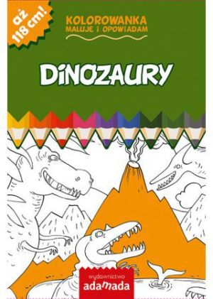 Kolorowanka. Maluję i opowiadam. Dinozaury (220225) 1