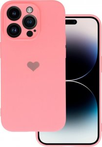 VENNUS SILICONE HEART CASE DO IPHONE 13 PRO WZÓR 1 RÓŻOWY 1