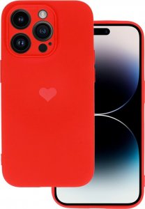 VENNUS SILICONE HEART CASE DO IPHONE 14 PRO WZÓR 1 CZERWONY 1