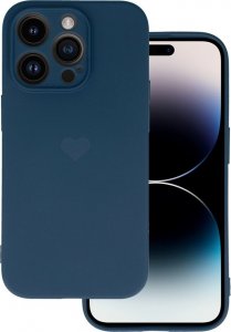 VENNUS SILICONE HEART CASE DO IPHONE 14 PRO WZÓR 1 GRANATOWY 1