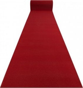 Dywany Łuszczów Chodnik RUMBA 1974 Ślub, wesele podgumowany, jednokolorowy bordo, czerwony 100cm, 100x510 cm 1