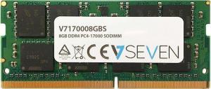 Pamięć do laptopa V7 SODIMM, DDR4, 8 GB, 2133 MHz, CL15 (V7170008GBS-SR) 1