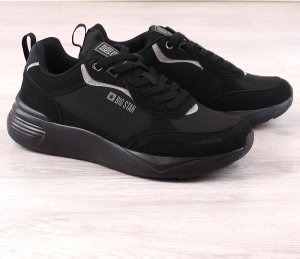 Big Star Buty sportowe sneakersy męskie czarne Big Star LL174236 43 1