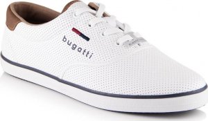Bugatti Buty sportowe trampki męskie białe Bugatti LL153144 44 5