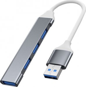 HUB USB Alogy HUB Alogy USB na 4 porty USB 3.0 USB-A 5GB/s Adapter rozdzielacz portów rozdzielnik koncentrator sieciowy 2
