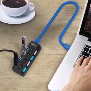 HUB USB Retoo HUB USB ROZDZIELACZ 4 PORTÓW ROZGAŁĘŹNIK USB 3.0 2