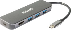 HUB USB D-Link D-Link DUB-2333  5-in-1 USB-C Hub mit HDMI/USB-PD retail 1