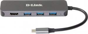 HUB USB D-Link D-Link DUB-2333  5-in-1 USB-C Hub mit HDMI/USB-PD retail 2