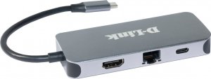 HUB USB D-Link D-Link DUB-2335  6-in-1 USB-C Hub mit HDMI/USB-PD/GBE retail 2
