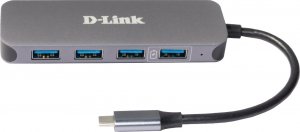 HUB USB D-Link D-Link DUB-2340  2-in-1 USB-C Hub mit USB-PD retail 2