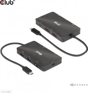 HUB USB Club 3D Club3D USB-7-in1-HUB USB-C > 2xDP/2xUSB/2xUSB-C/RJ45 100W retail 15