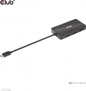 HUB USB Club 3D Club3D USB-7-in1-HUB USB-C > 2xDP/2xUSB/2xUSB-C/RJ45 100W retail 4
