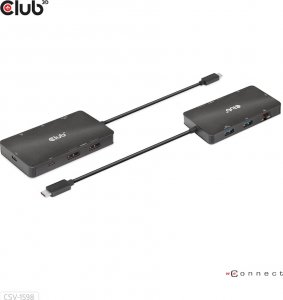 HUB USB Club 3D Club3D USB-7-in1-HUB USB-C > 2xDP/2xUSB/2xUSB-C/RJ45 100W retail 5